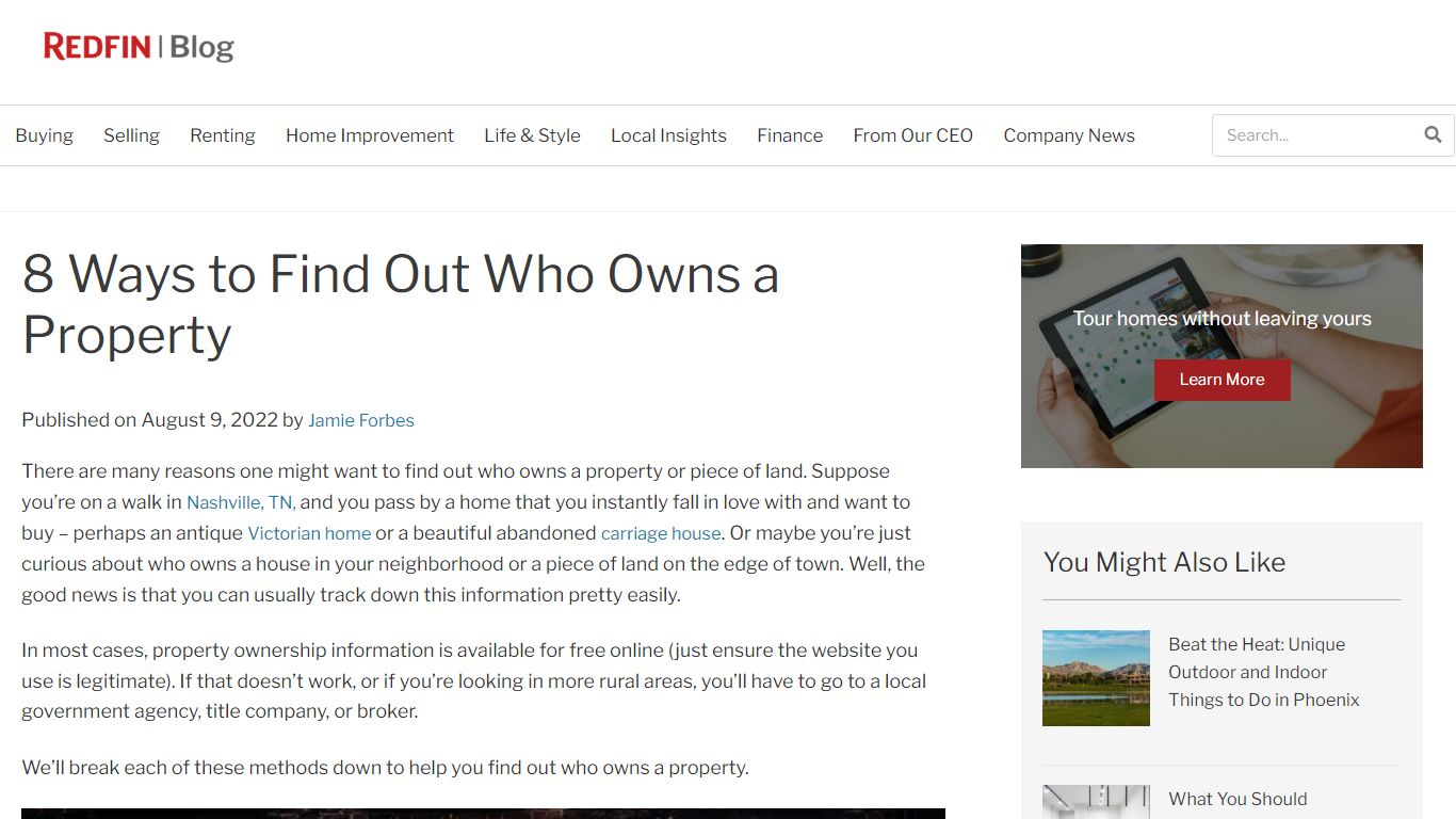 How to Find Out Who Owns a Property | Redfin